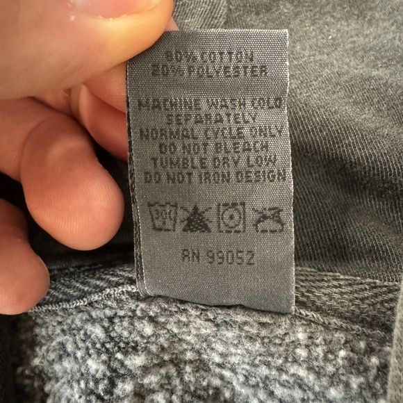 Independent Trading Company Mens Fleece Pullover‎ HOODIE Long Sleeve Gray 2XL - Picture 6 of 16